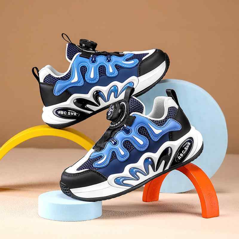 スニーカー キッズ ジュニア 男の子 女の子 小中学生 運動靴 スポーツシューズ ダッドスニーカー メッ..