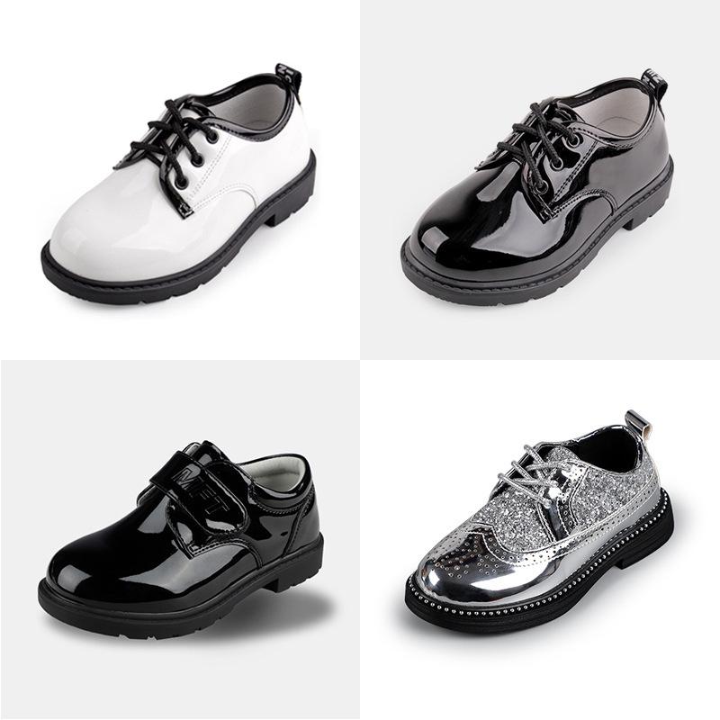 シューズ キッズ 男の子 ベビー レザー 革靴 発表会 フォーマル 結婚式 入園式 卒園式 パンチング レー..