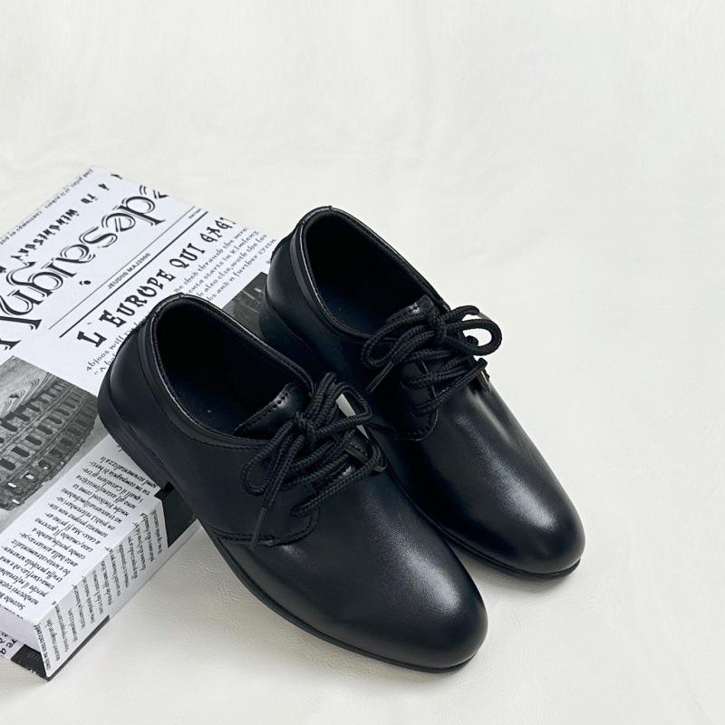 シューズ 男の子 男児 キッズ フォーマル 革靴 ブラック ポインテッドトゥ ソフトソール PUレザー 合成..