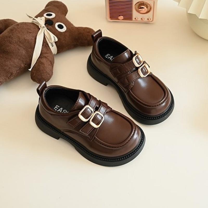 シューズ キッズ 女の子 革靴 パンプス ブラック 黒 ブリティッシュスタイル プリンセスデザイン ソフトソール 軽量 フォーマル スクール 発表会 入学式 卒...