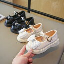 シューズ 女の子 キッズ 革靴 PUレザー ソフトソール 柔らかい底 ブリティッシュ フォーマル 発表会 入学式 卒業式 結婚式 ブラック プリンセス パンプス...