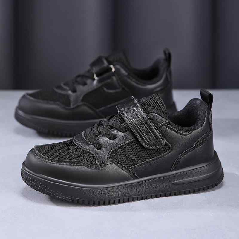 靴 スニーカー 男の子 女の子 キッズ 子供用 白 ホワイト メッシュ 通気性 速乾 軽量 滑り止め 耐摩耗性 吸汗 衝撃吸収 ローカット フラット マジックテープ 学生 通学 スクール 普段使い カジュアル スポーツ 春夏