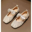 靴 パンプス キッズ 女の子 プリンセス ドレス フォーマル ストラップ 発表会 結婚式 入学式 卒園式 パーティー 七五三 PUレザー キラキラ ラインストー...