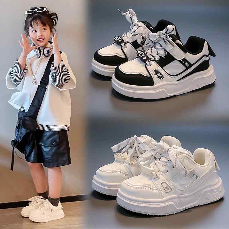 靴 スニーカー キッズ 男の子 女の子 男女兼用 子供 春秋 カジュアル おしゃれ 厚底 合成皮革 ソフトソ..