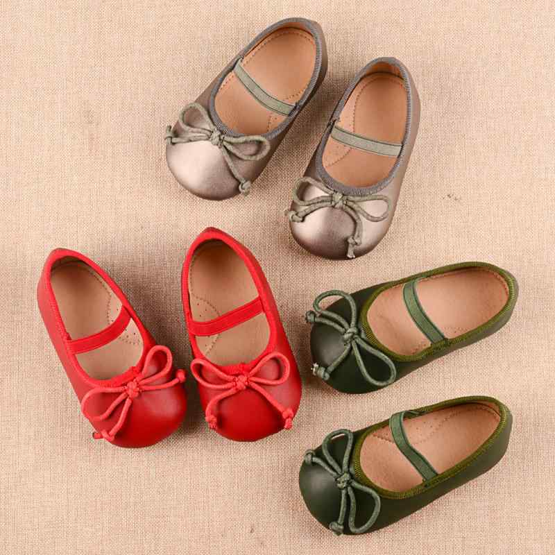 シューズ 女の子 キッズ ベビー 子供用 レッド 赤 プリンセス リボン ストラップ パンプス バレエシュ..