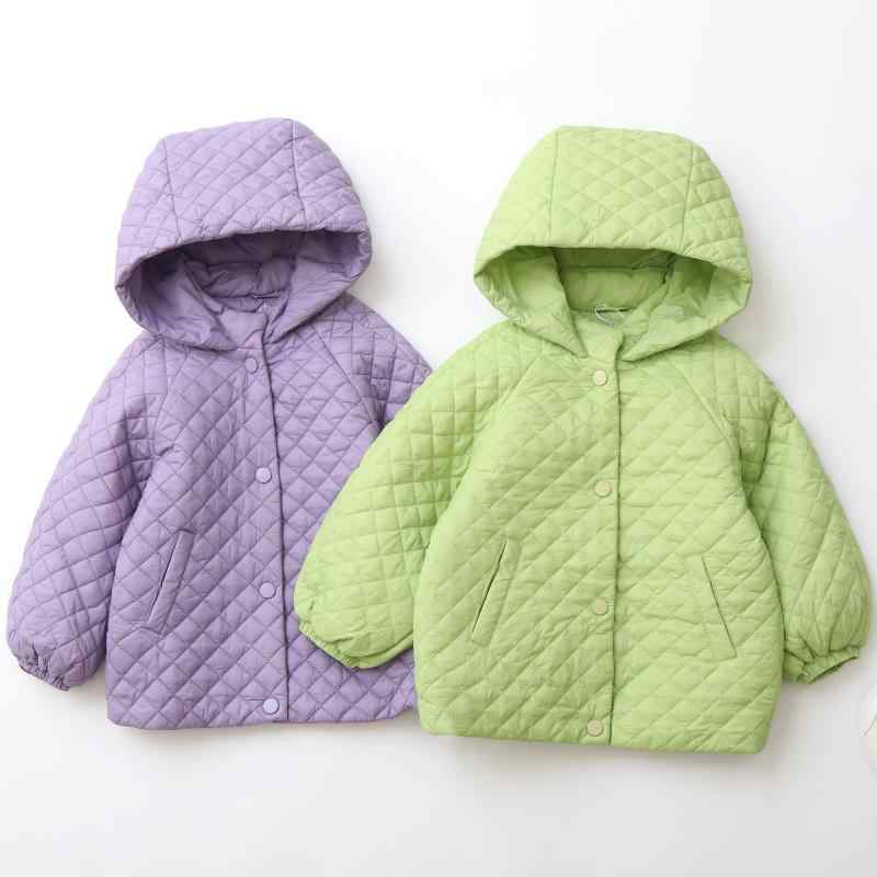 中綿ジャケット キッズ 男女兼用 ジルコニアキルティング フード付き 薄手 アウター ブルゾン 通園 通学 普段使い カジュアル ポリエステル 軽量 防寒 ジッ...