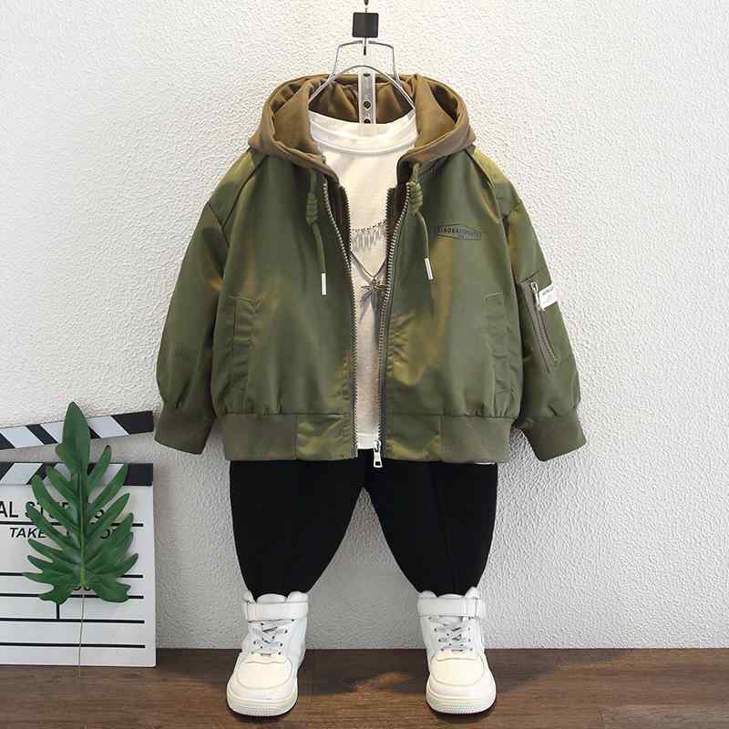 ジャケット キッズ 男の子 春秋 フード付き ウィンドブレーカー アウター カジュアル おしゃれ 長袖 シ..