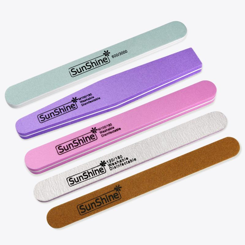ネイルケア ネイルファイル バッファー スポンジファイル 爪やすり 爪磨き 研磨 爪の形整え ツヤ出し なめらか 爪表面 セルフネイル 自宅用 ツールセット