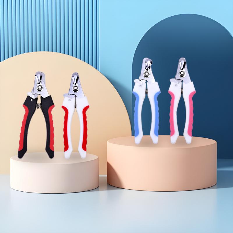 爪切り 犬 猫 兼用 初心者向け ペット用ネイルクリッパー 安全設計 怪我防止 ストレス軽減 グルーミン..