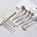 化粧筆 ゼロ 10本 セット 柔らかい 肌触り ソフト フェイスパウダー ファンデーション チーク アイシャドウ ハイライト 長柄 普段使い プロ仕様 メイクアップツール