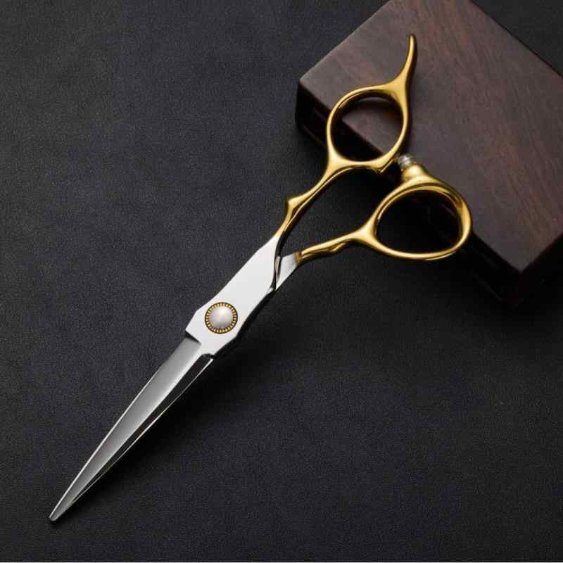 散髪ハサミ 美容師 プロ仕様 6インチ 金銀カラー 9CRステンレス ヘアカットシザー セット ストレートシザー 散髪用スキバサミ 前髪カット セルフカット 家庭用 高品質 耐久性 切れ味抜群