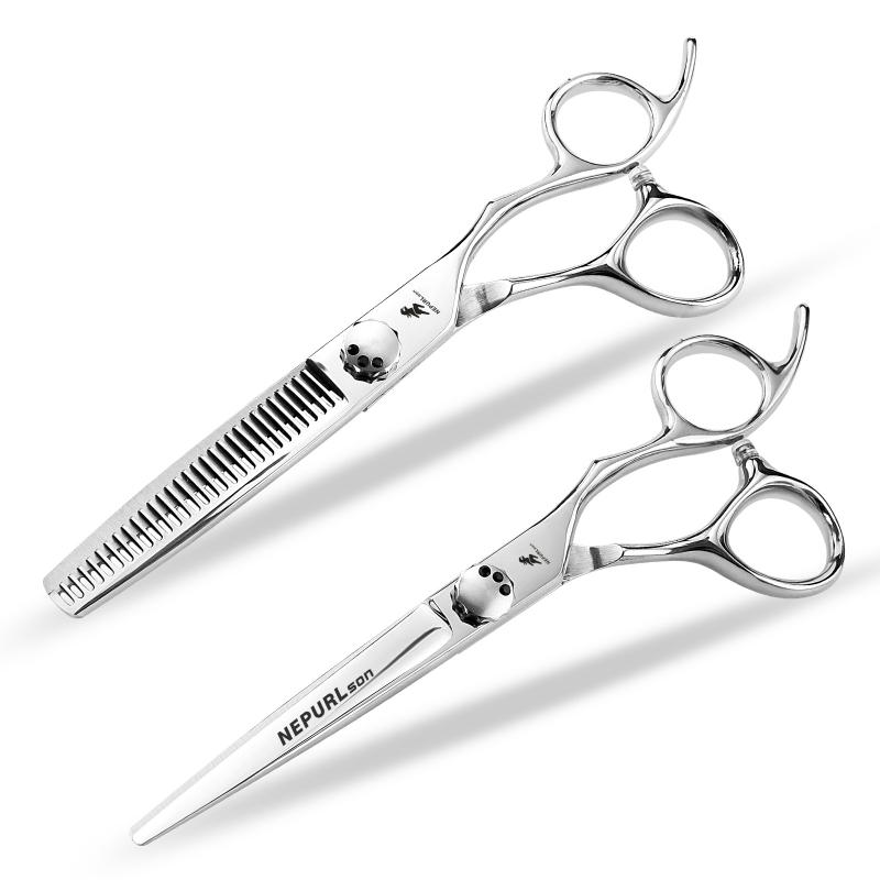 美容ハサミ 美容師 理容師 プロ仕様 6インチ 高級感 ストレートシザー カットバサミ すきバサミ セニン..