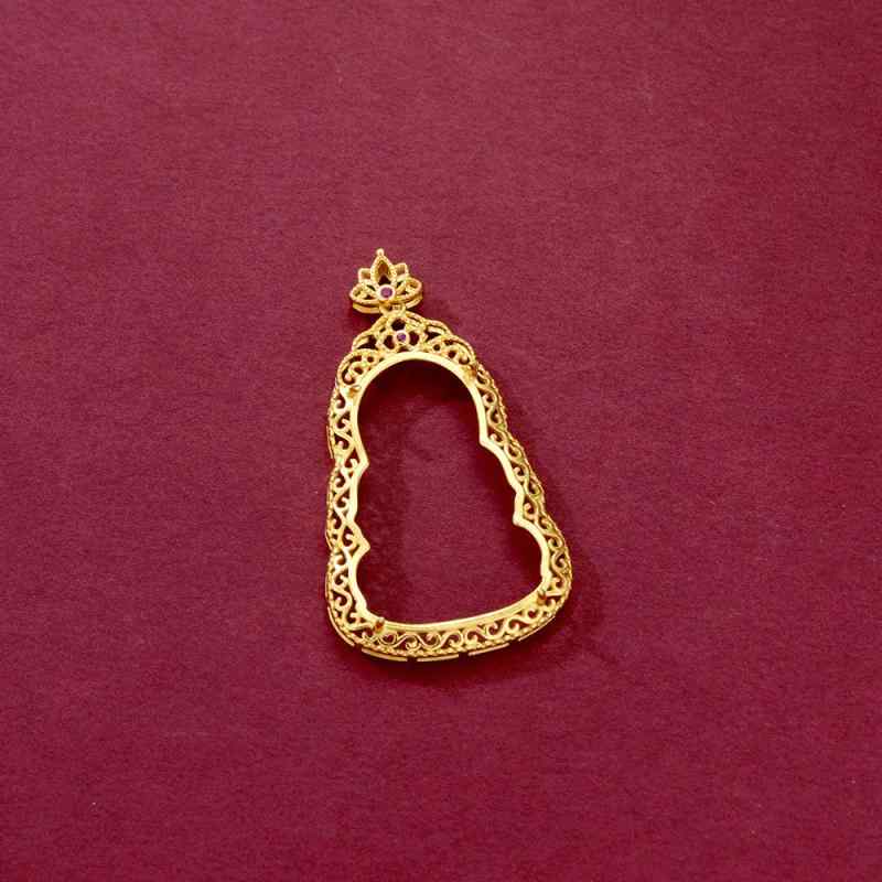 楽天花りぼんペンダント ネックレス S925シルバー 銀 金メッキ ゴールドメッキ 観音 爪留め 空枠 台座 石なし 精巧 高級感 おしゃれ 普段使い プレゼント 黄金色 上品 エレガント 洗練された ファッション アクセサリー