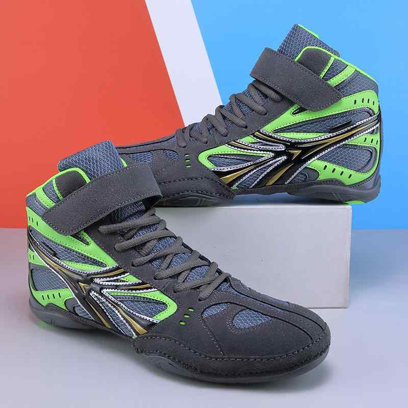 格闘技シューズ ユニセックス 男性用 女性用 ボクシング レスリング キックボクシング 散打 柔術 試合 ..