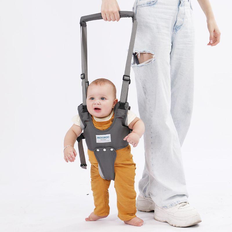 ベビーハーネス 乳幼児 1歳 2歳 歩行練習 あんよ補助 転倒防止 牽引ベルト 通気性 締め付け感軽減 腰保護 ポリエステル素材