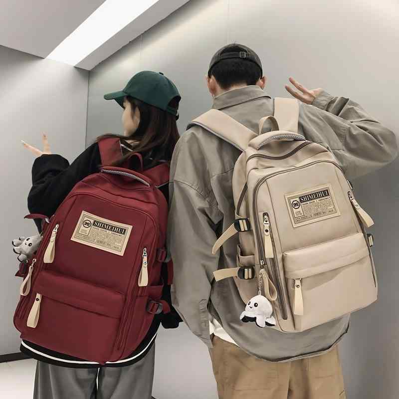 リュックサック ユニセックス 春夏 大容量 超軽量 シンプル 無地 旅行 通学 通勤 普段使い 中学生 高校..