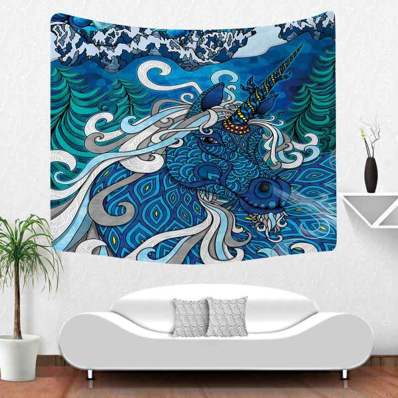 タペストリー 壁掛け リビング インテリア ビーチタオル ビーチマット ブランケット ラグ ポリエステル..