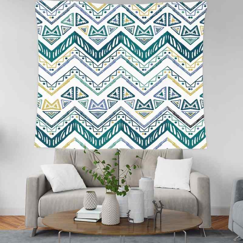 タペストリー おしゃれ モダン 欧米風 ウォールアート 手描き風 3Dアートプリント ポリエステル製 長方..