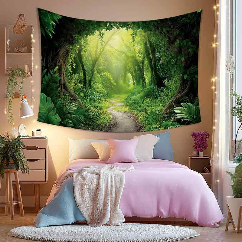 タペストリー 森林風景 自然 景色 シンプル モダン おしゃれ 美しい 癒やし 壁掛け ウォールデコレーシ..