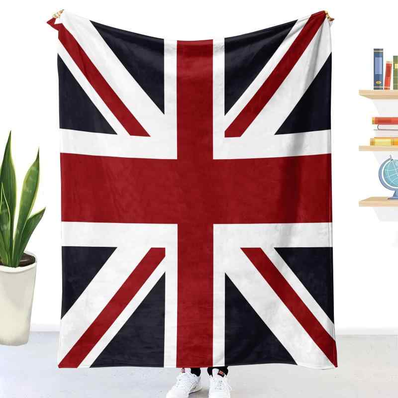 楽天花りぼんブランケット 3Dプリント 国旗柄 フランネル 厚手 ダブルレイヤー 冷房対策 ひざ掛け 掛け布団 ふわふわ 柔らかい 肌触り ポリエステル あったか 温かい リビング オフィス 昼寝 アウトドア（x2）