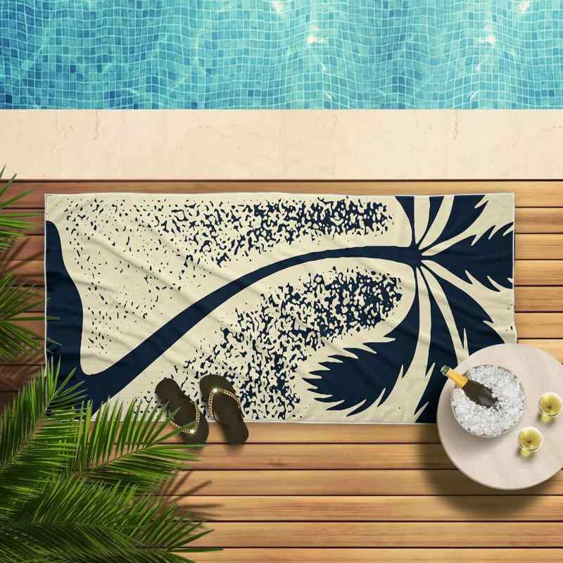 ビーチタオル バスタオル 大判 マイクロファイバー 3Dデジタルプリント 吸水速乾 軽量 高吸水性 プール..