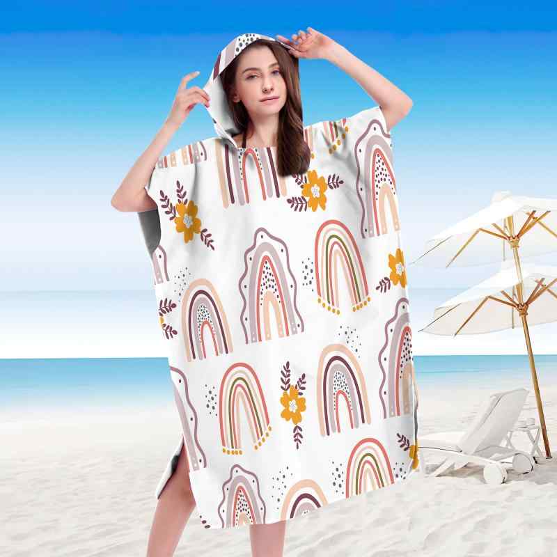 着替えポンチョ 大人用 子供用 メンズ レディース キッズ ビーチタオル フード付き マイクロファイバー 超吸水 速乾 スイムタオル ラップタオル 水泳 プール...