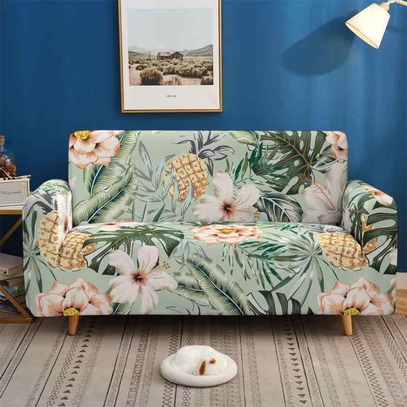 ソファカバー 花柄 フラワー 欧風 ヨーロピアン 複数人掛け 組合せソファ用 家具保護カバー 汚れ防止 ..