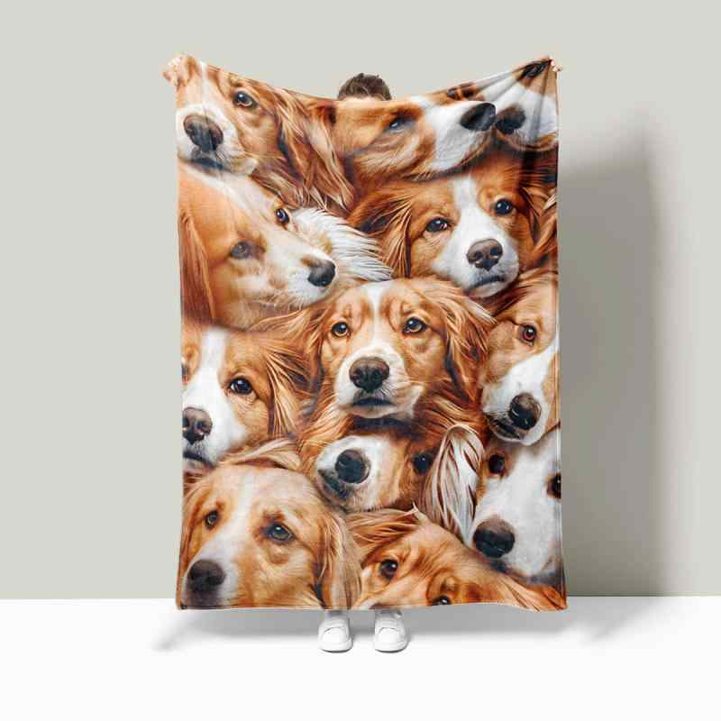 ブランケット 毛布 ペット犬用 ポリエステル フランネル 3Dプリント かわいい キャラクター柄 オールシ..