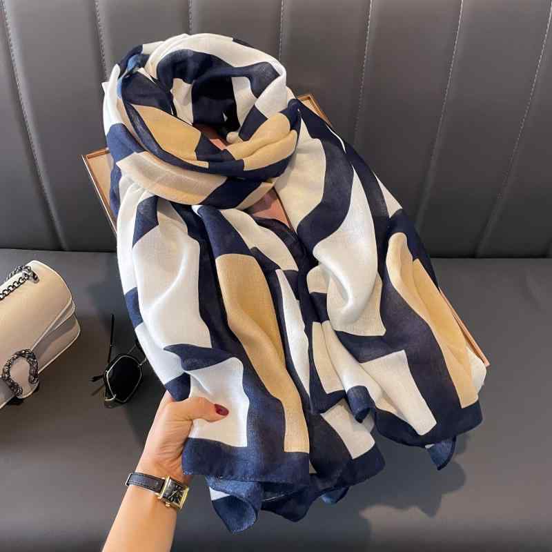 ストール レディース 綿麻 薄手 大判 UVカット 日よけ 冷房対策 秋冬 2WAY 万能 オフィス カジュアル ..