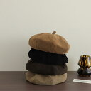 ベレー帽 ベビー キッズ 男の子 女の子 春秋冬 画家パンプキン型 サイズ調整可能 韓国ファッション おしゃれ カジュアル ウール調 保温 防風 SNS風(x2...