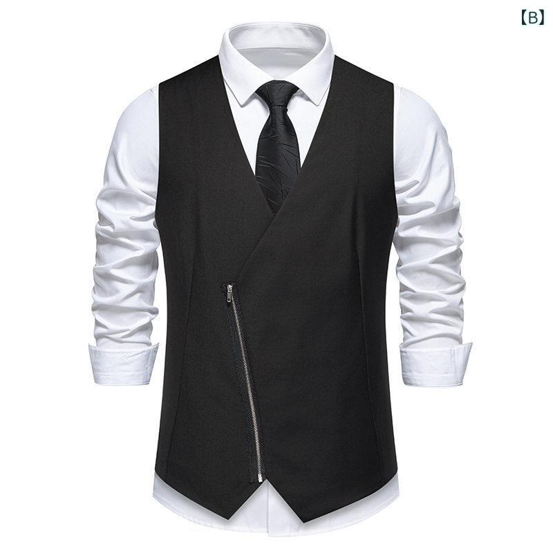 メンズ ファッション 春夏 秋冬 かっこいい オシャレ モテ 男性用 紳士服 服 韓国 シンプル 大人 グリーン ディア アメリカン ヘビー テクスチャー ワッフル フェイク ツーピース Vネック メンズ T シャツ 秋冬 タフ トップ