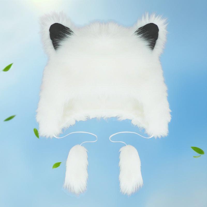 帽子 レディース 女性用 トラッパーハット 耳あて付き 猫耳 ボア フェイクファー もこもこ 柔らかい あ..