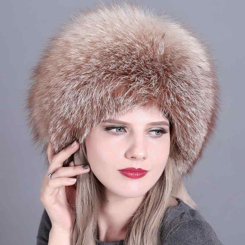 帽子 ユニセックス 成人用 高級感 リアルファー フォックス ラクーン 耳当て付き 防風 防寒 平頂 つば無し 個性的 インス風 ファッション 冬 暖かい