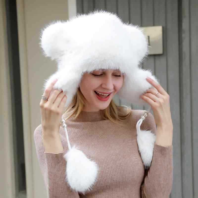 帽子 レディース フライトキャップ パイロットキャップ 秋冬 防寒 保温 暖かい 耳当て付き イヤーフラップ 大きいサイズ ゆったり アウトドア サイクリング 防風 ポリエステル