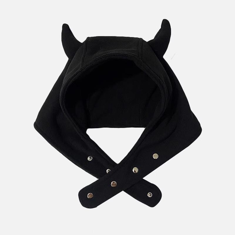 帽子 防寒帽 レディース メンズ 小悪魔 デビル 耳付き フライトキャップ ボア 秋冬 暖かい 個性的 かわ..