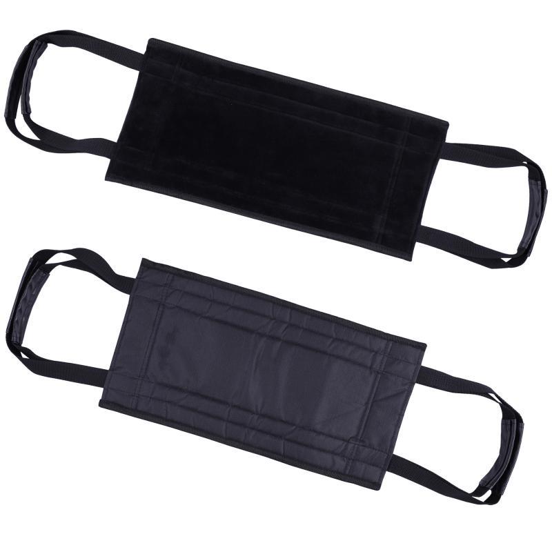 介護用品 高齢者 寝たきり 麻痺 患者 移乗ベルト 移乗シート 移動補助帯 起き上がり補助 立ち上がりサポート 体位変換 移動支援 強化オックスフォード レザーハンドル 腰部 ブラック レッド ブルー オレンジ