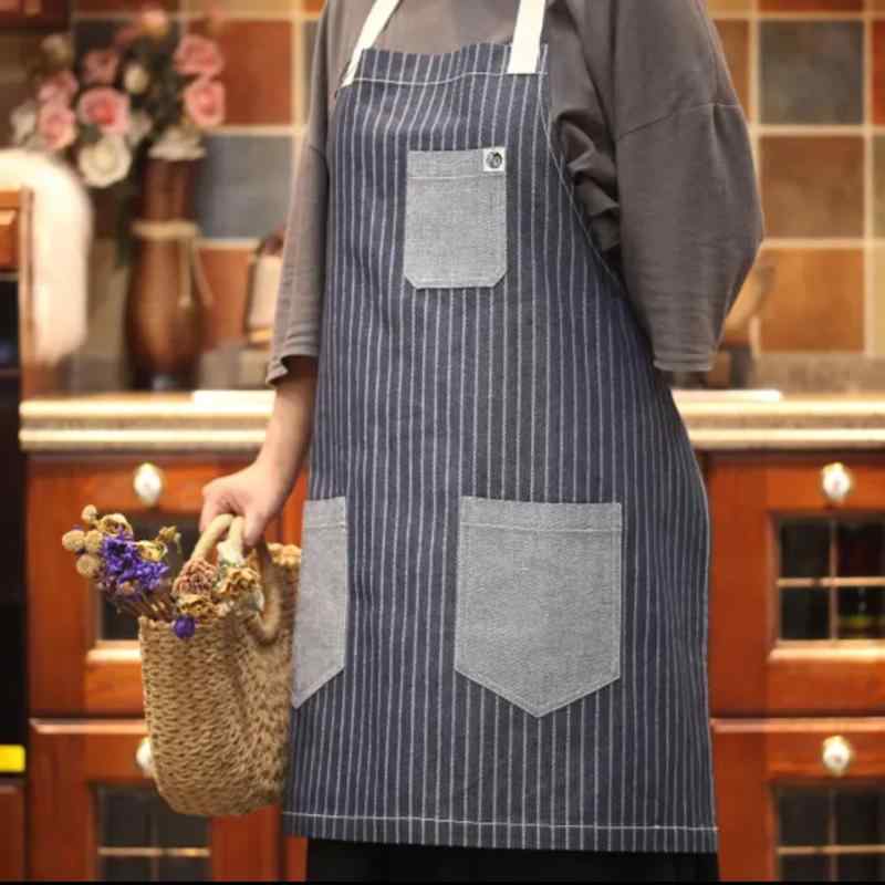 ・カテゴリ: エプロン・エプロンタイプ: 袖なし・用途: 汚れ防止・素材: ポリエステル・サイズ: フリーサイズ・スタイル: 韓国風・柄: 無地・カラー展開: 無地、ストライプ・対象: 女性、男性、子供、10代、カップル、高齢者、ファミリー