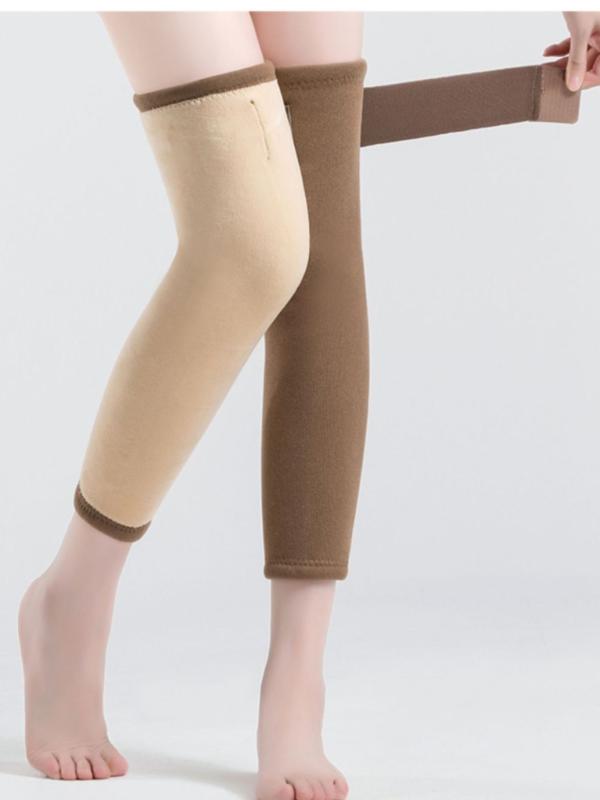 膝サポーター ユニセックス 男女兼用 中高年 大人 裏起毛 厚手 保温 防寒 膝の冷え対策 あったか 冷え性 膝ウォーマー ポリエステル 秋冬用