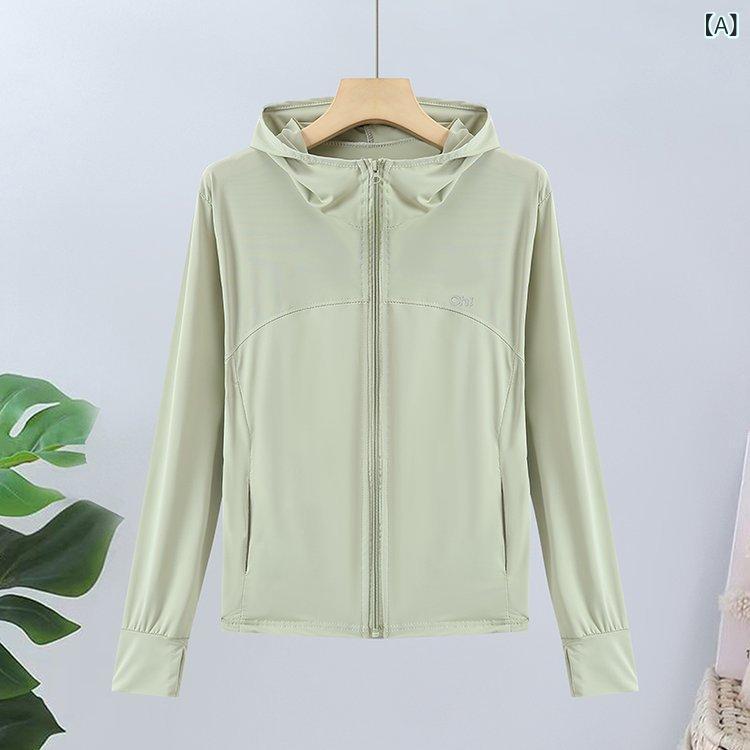 UVカットパーカー レディース ミセス 中高年 ショート丈 アウトドア 軽量 通気性 長袖 ジップアップ ゆったり 薄手ジャケット 高UVカット効果 シンプル カジュアル 春夏
