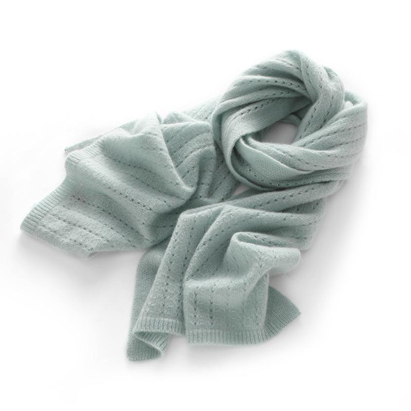 ストール レディース 女性用 カシミヤ 100% 透かし編み ニット 保温 防寒 あたたかい ショール ネックウォーマー 2WAY おしゃれ ロング丈 羽織り 秋冬