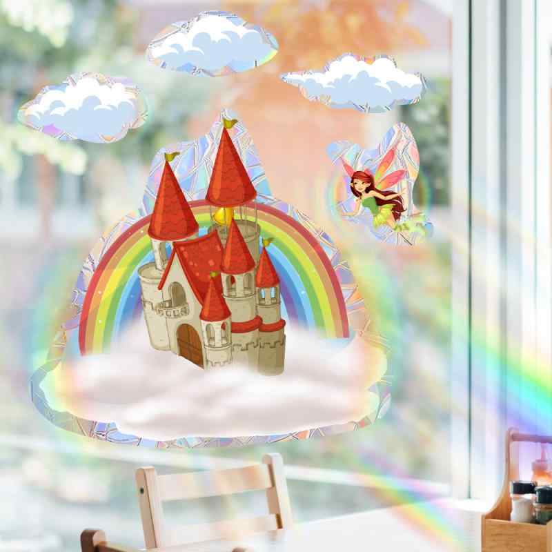 ウィンドウフィルム窓用シート虹色サ...