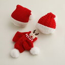 ニット帽 ベビー キッズ 赤ちゃん 子供用 冬 クリスマス お正月 新年 新作 かわいい レッド 赤色 トナカイ 小鹿柄 キャラクター あったか 防寒 マフラー...