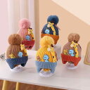 ニット帽 ベビー 男の子 女の子 子供用 かわいい キャラクター 動物柄 耳当て付き 保温 防寒 あったか コットン 綿 やわらか 丸型 秋冬 お出かけ 普段使...