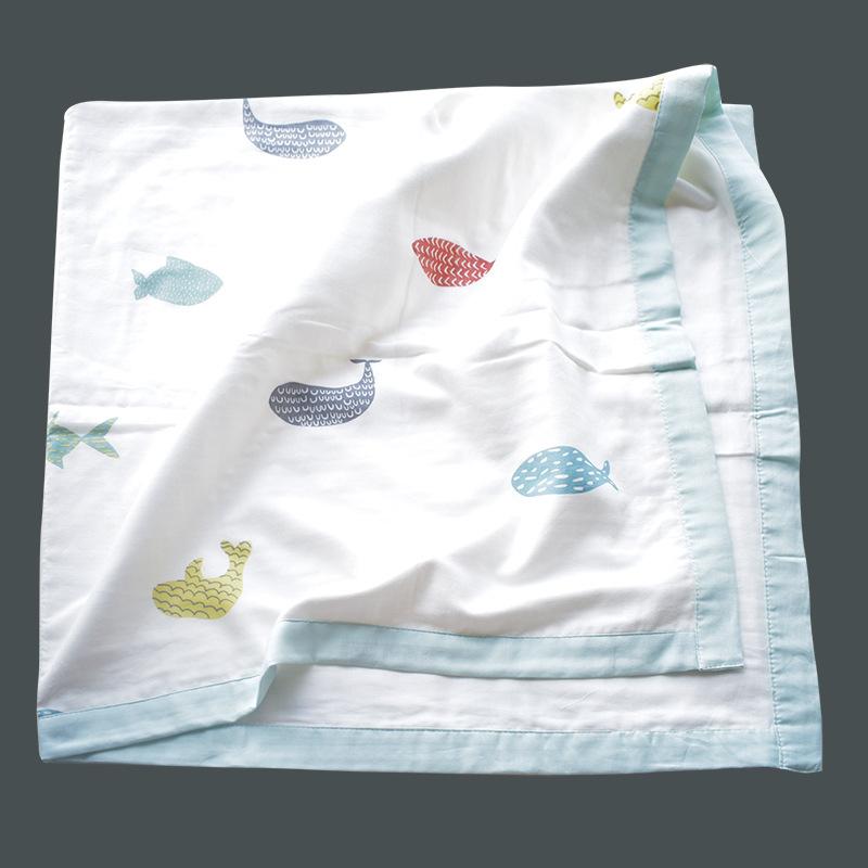 おくるみ ベビー 赤ちゃん 新生児 6重ガーゼ 純綿 コットン スワドル ブランケット バスタオル 吸水速乾 通気性 柔らか ふわふわ 春夏 動物柄 かわいい 多機能 ケット お風呂上がり 寝かしつけ 冷房対策 普段使い