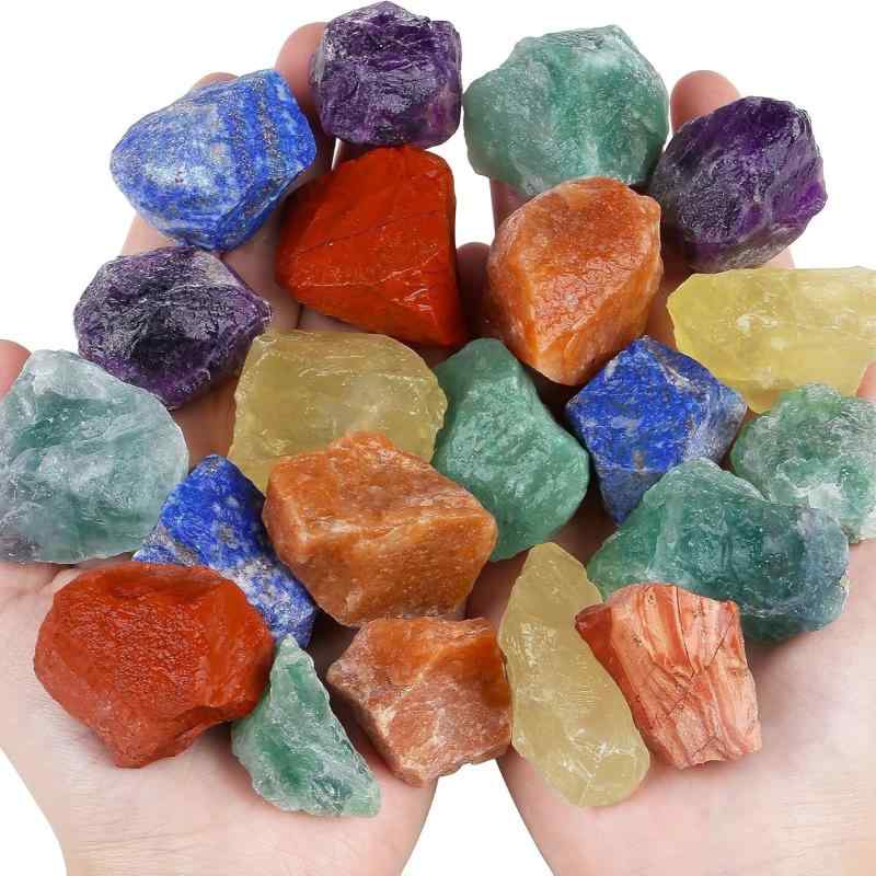 天然石 原石 大粒 ミックスカラー クリスタル パワーストーン 浄化 アロマディフューザー 水槽 アクア..