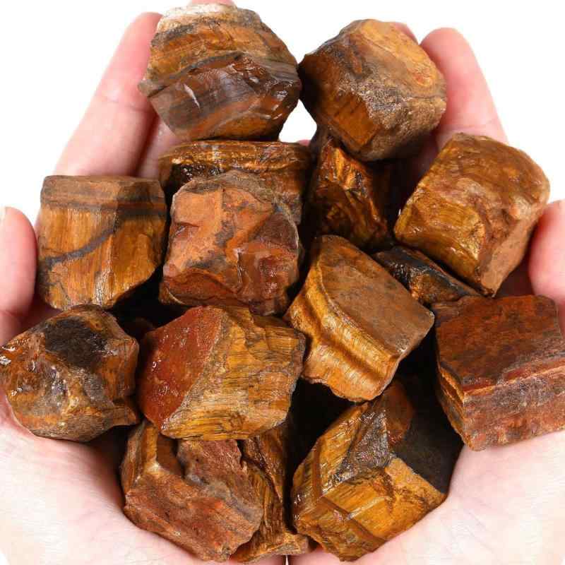 天然石 パワーストーン タイガーアイ 虎目石 原石 ラフストーン アロマディフューザー 芳香剤 水槽 ア..