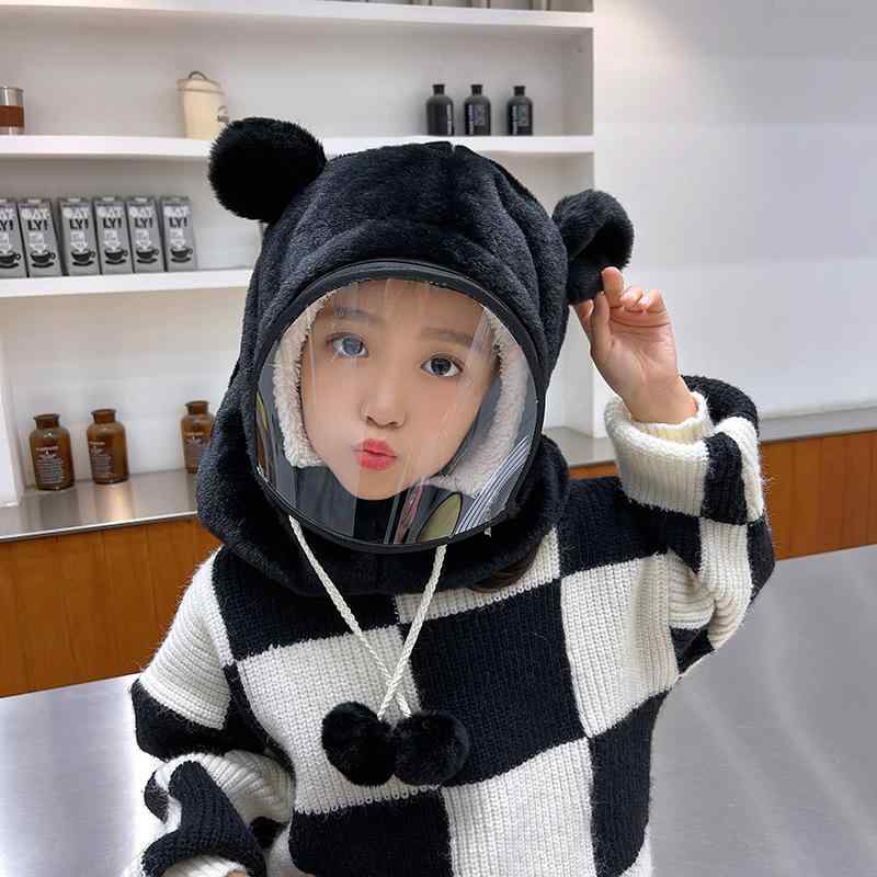 ニット帽 子供 女の子 冬 防風 バラクラバ 目出し帽 アウトドア サイクリング スキー 雪遊び 通園 通学..