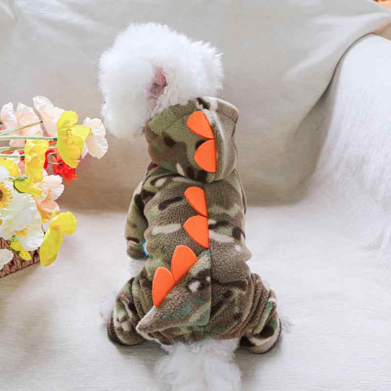 ペット服 ユニセックス 男女兼用 犬 猫 小型犬 中型犬 洋服 ウェア ロンパース カバーオール 四足 迷彩..