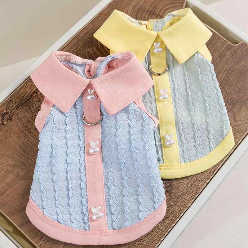 犬服 小型犬 中型犬 猫 子犬用 春夏 薄手 ニットベスト タンクトップ テディ ビションフリーゼ カジュ..