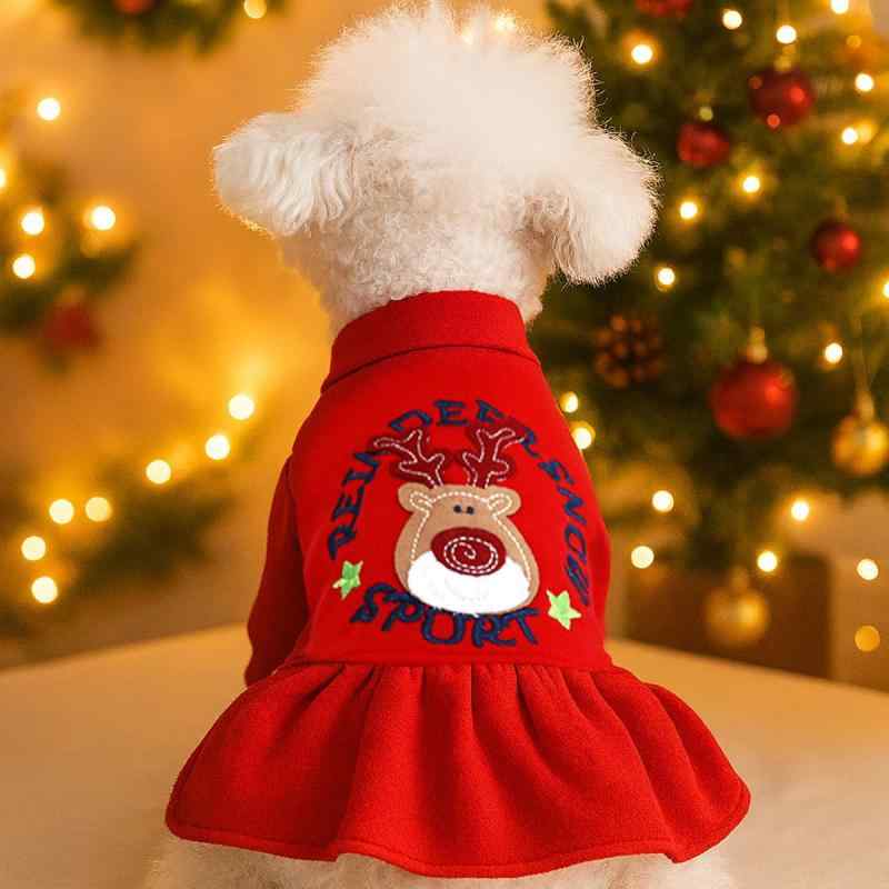 ペット服 小型犬 小型猫 秋冬 ハロウィン 衣装 仮装 コスプレ パーティー キューピッド トナカイ かわ..